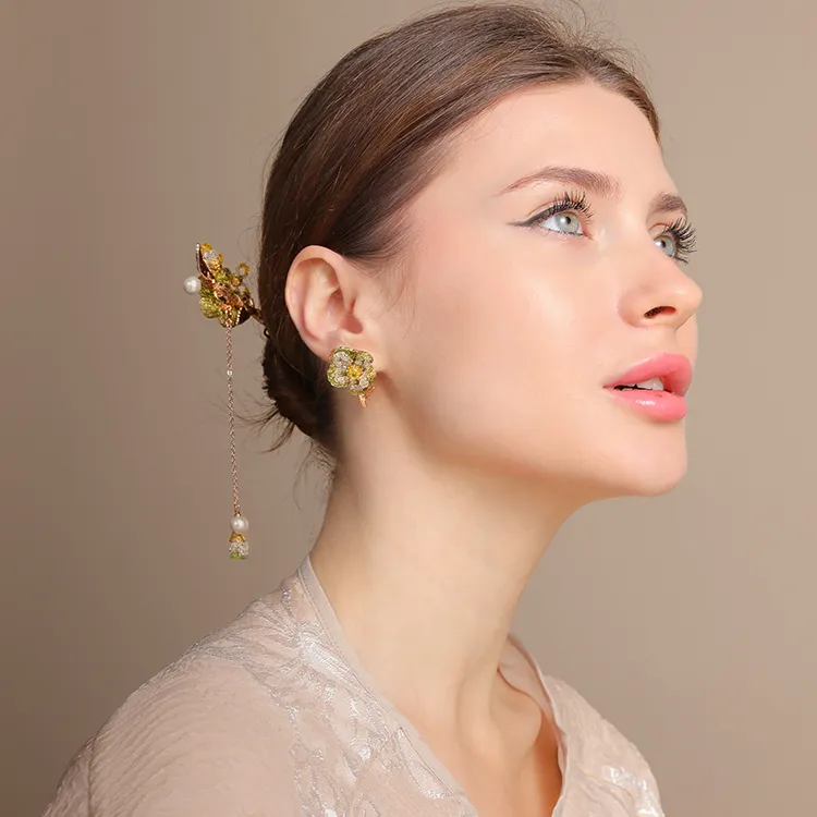 Cercoo S925 Silver Stud Earrings Women's-3
