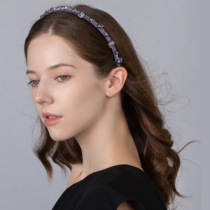 Cercoo Artificial Crystal Headbands Women's-3