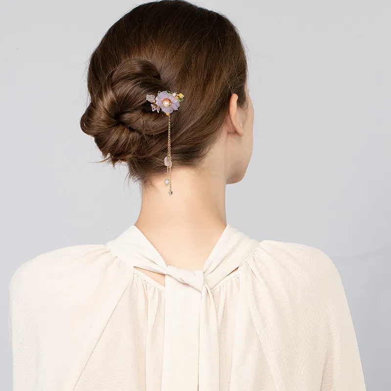 Cercoo Artificial Crystal Hairpins Women's-2