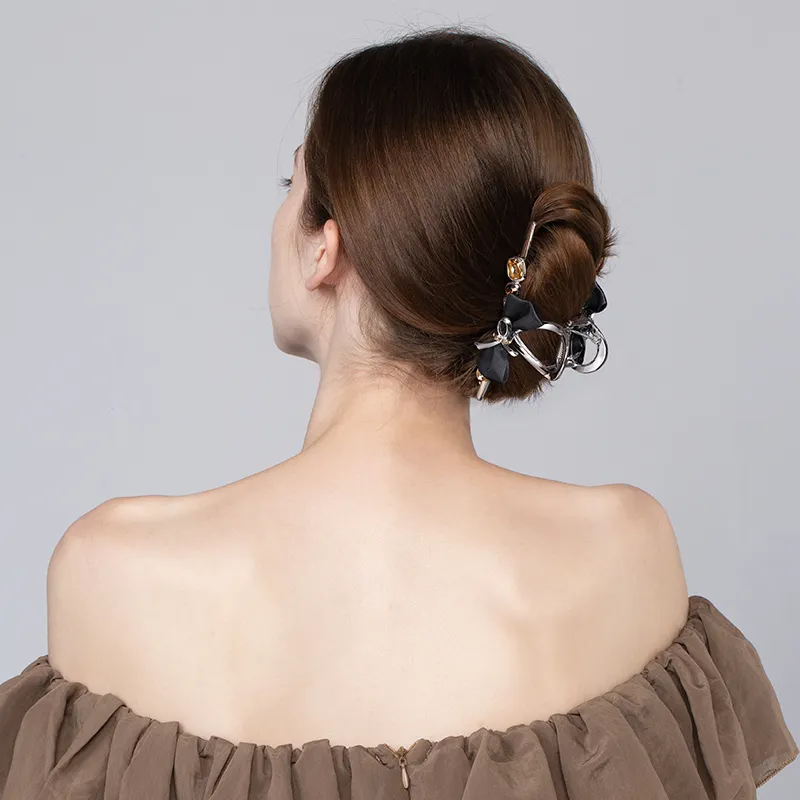 Cercoo Satin Hair Clips Women's-1