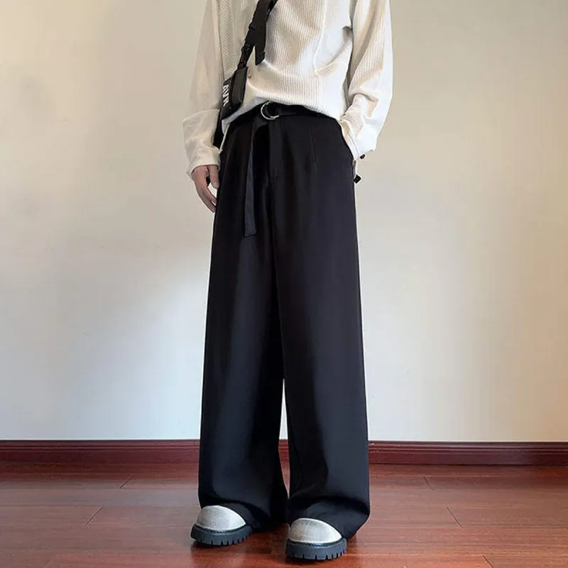 ROSECREED Casual Pants Unisex Black-4