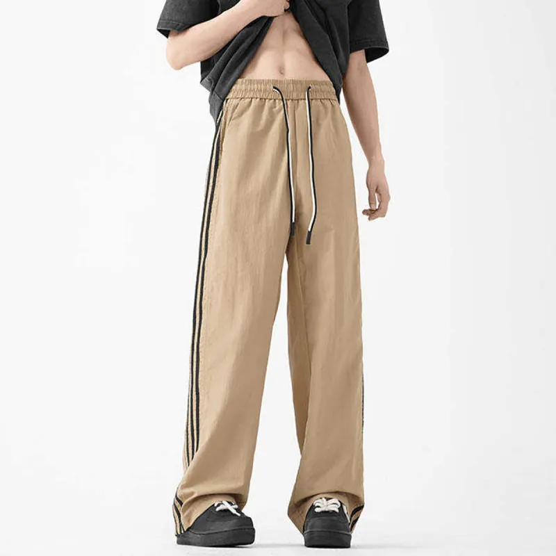 ROSECREED Casual Pants Unisex Khaki-6