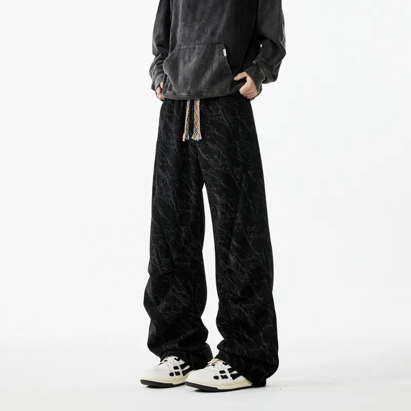 PAINT STAIN Casual Pants Unisex-15