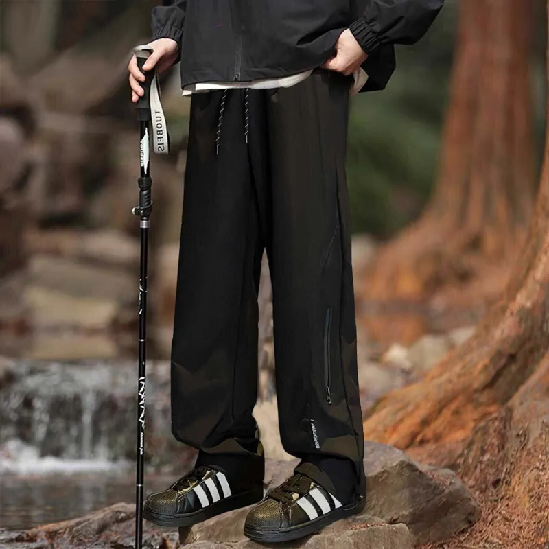 ROSECREED Casual Pants Unisex Black-2