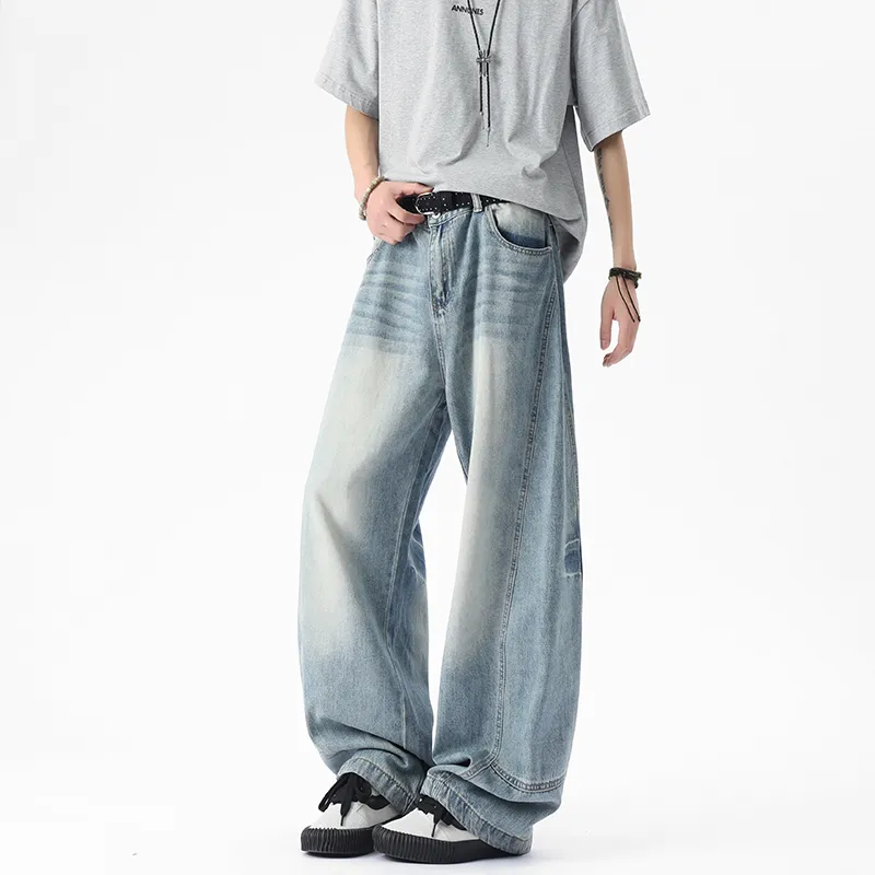ROSECREED Jeans Unisex Blue Comes With 1 Incense Bag-4