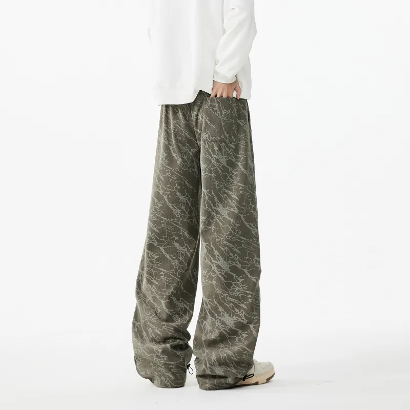 PAINT STAIN Casual Pants Unisex-62