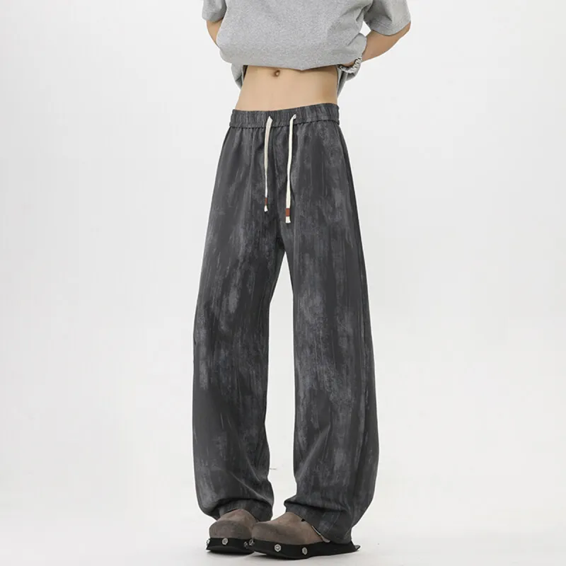 ROSECREED Casual Pants Unisex Gray-4