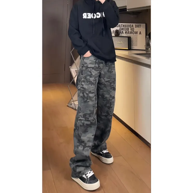ROSECREED Jeans Unisex Camouflage Regular-4