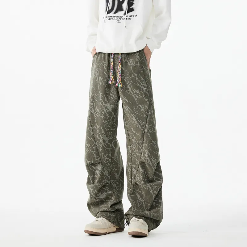 PAINT STAIN Casual Pants Unisex-61
