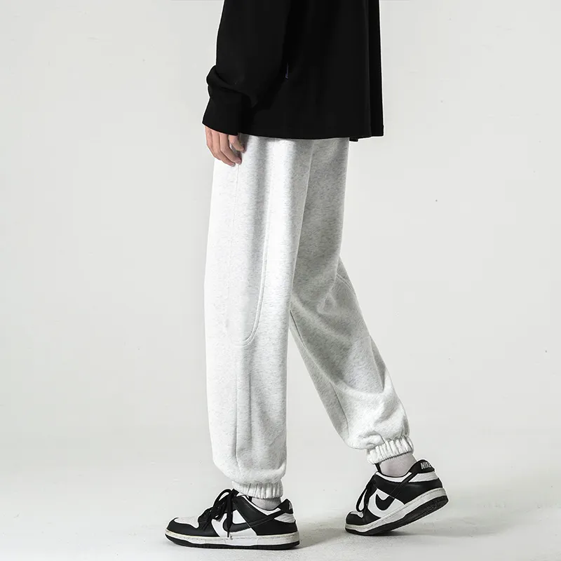 ROSECREED Casual Pants Unisex White Heather Gray-4