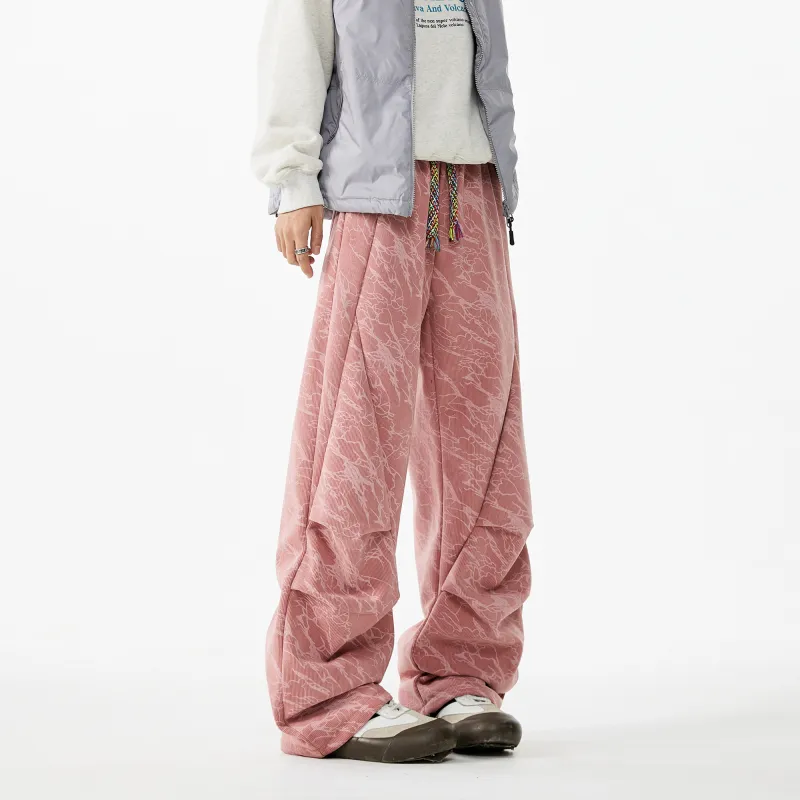 PAINT STAIN Casual Pants Unisex-44