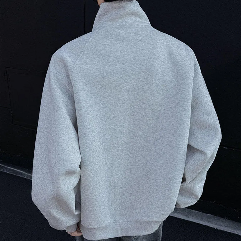 ROSECREED Sweatshirt Unisex White Heather Gray-4