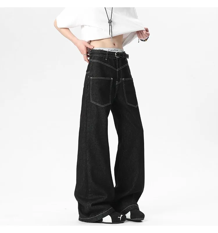 ROSECREED Jeans Unisex Original Denim Black-2