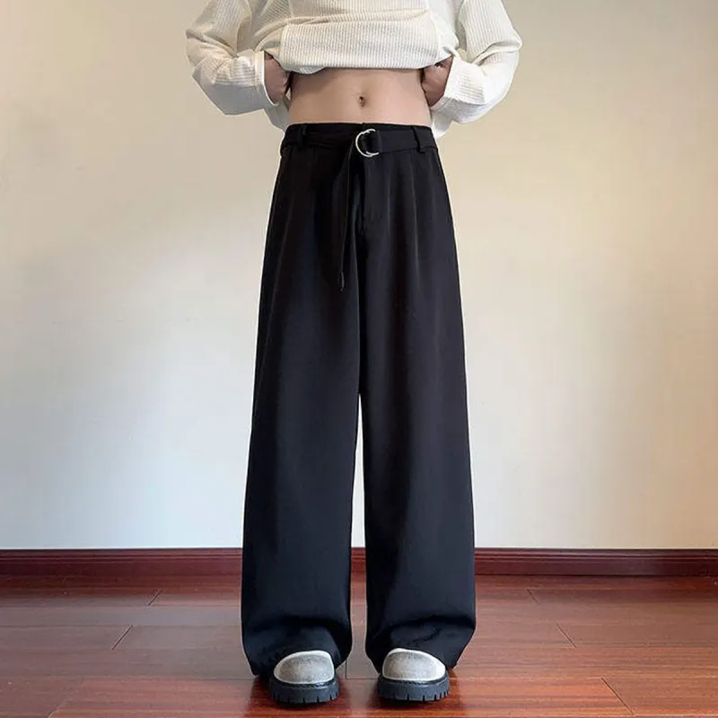 ROSECREED Casual Pants Unisex Black-2