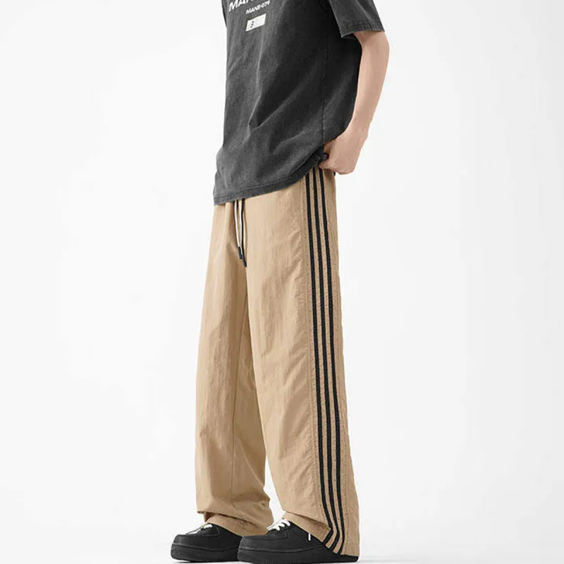 ROSECREED Casual Pants Unisex Khaki-2