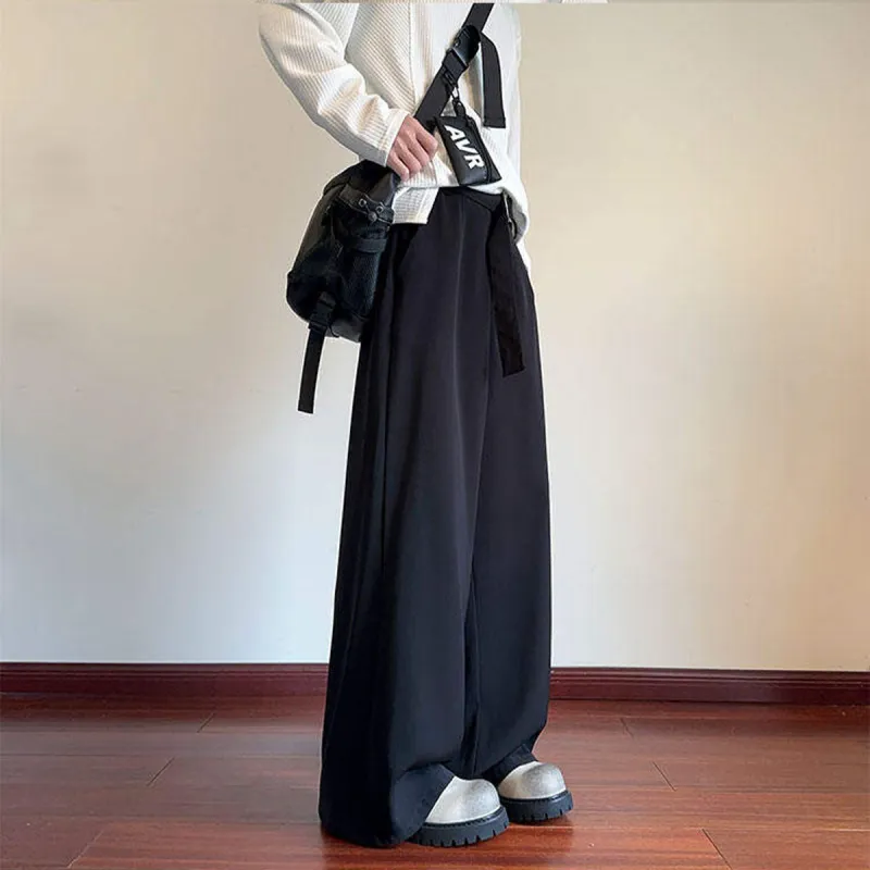 ROSECREED Casual Pants Unisex Black-3