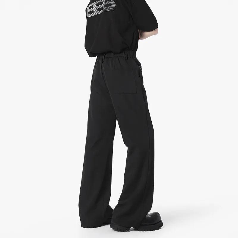 ROSECREED Casual Pants Unisex Black-2
