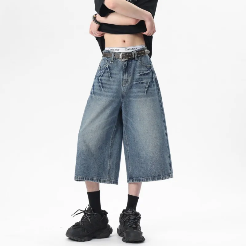 ROSECREED Denim Shorts Unisex-2