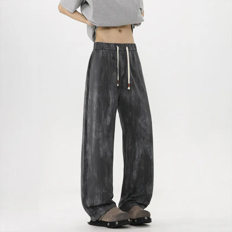 ROSECREED Casual Pants Unisex Gray-3