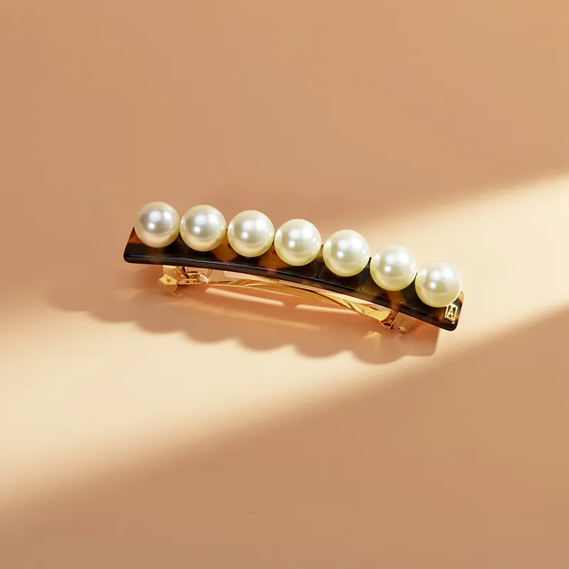 ALEXANDRE DE PARIS Jade Bead 8cm Hair Clip Headpiece Women's-14