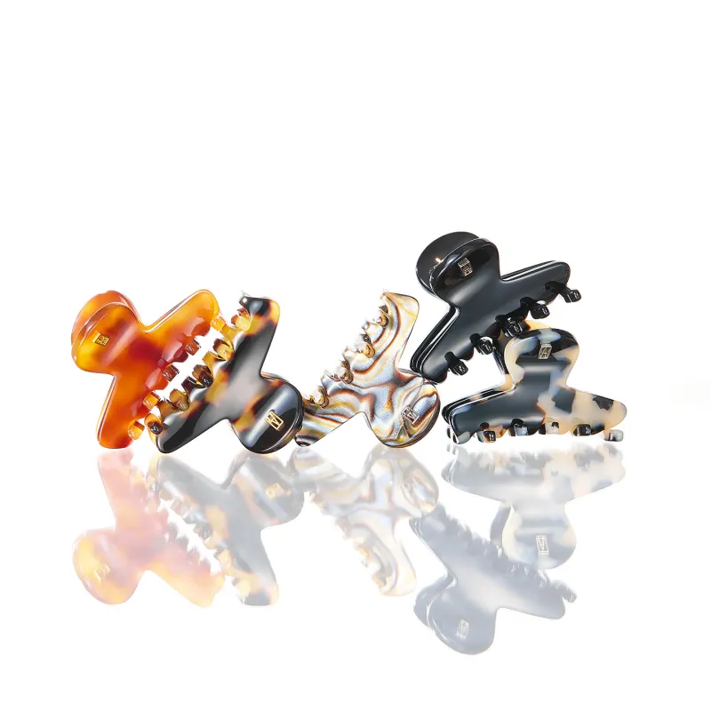 ALEXANDRE DE PARIS Pai Collection Acetate Trumpets Claw Clip Hair Accessory Headdress Hair Clip Women's-22