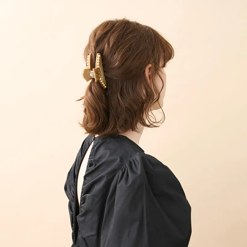 ALEXANDRE DE PARIS Jyl Medium Size Claw Clip Hair Accessories Headwear Women's-5