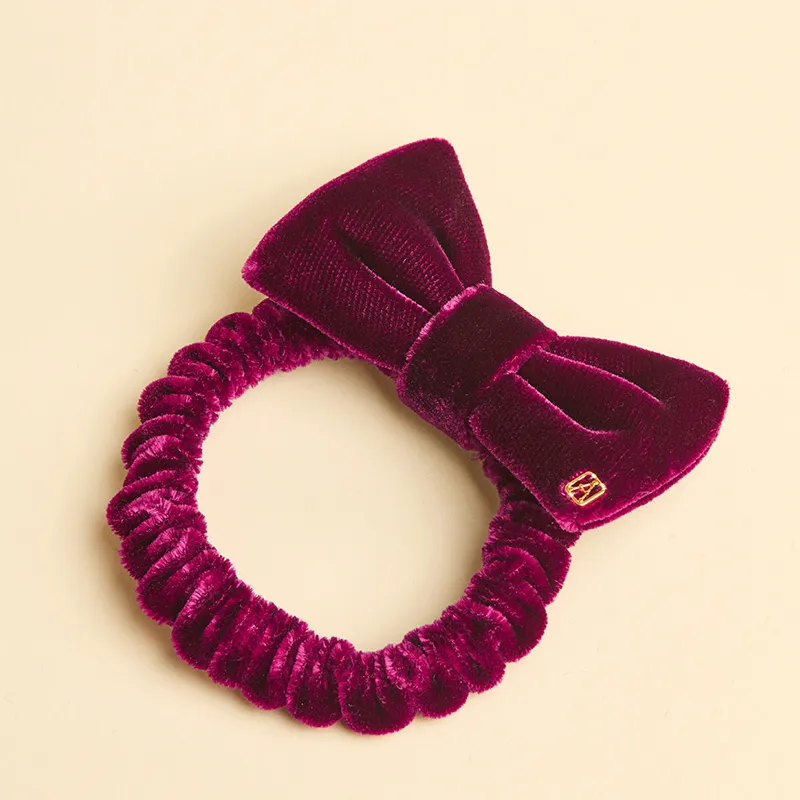 ALEXANDRE DE PARIS Sweetheart Bowknot Collection Hair Tie Women's-15