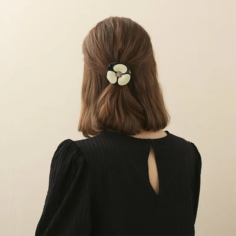 ALEXANDRE DE PARIS Classic Camellia Tail Circle Hair Accessories Headwear Women's-4