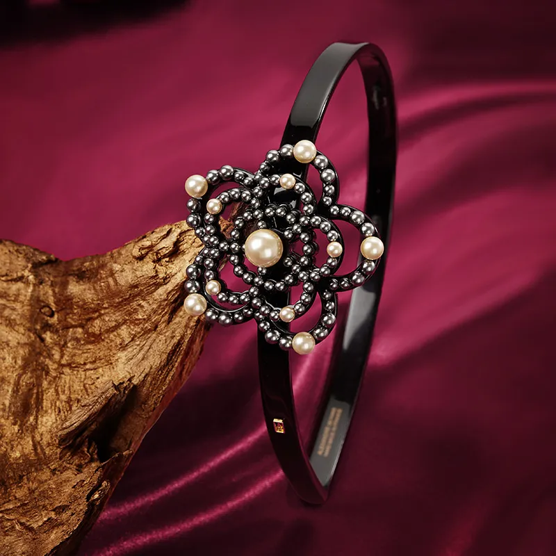ALEXANDRE DE PARIS Jade Inlay Headband Hair Accessories Headwear Women's-5