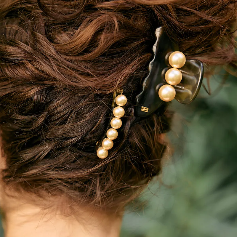 ALEXANDRE DE PARIS Acetate Material Edge Clip Hair Accessory Headpiece Women's-1
