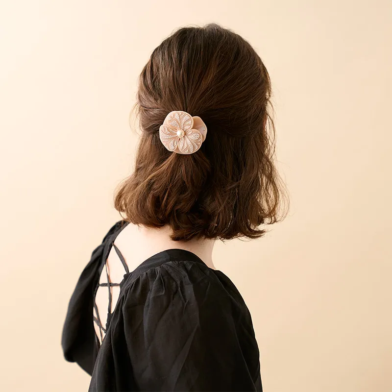 ALEXANDRE DE PARIS Acetate Material Hair Tie Women's-1