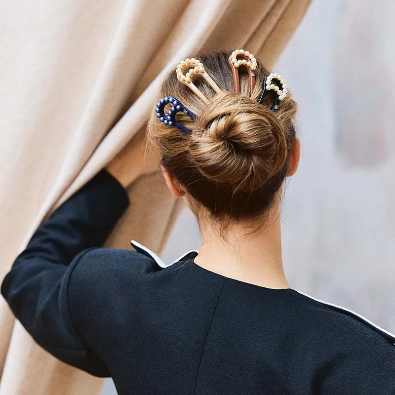 ALEXANDRE DE PARIS Acetate Hairpins Women's-8