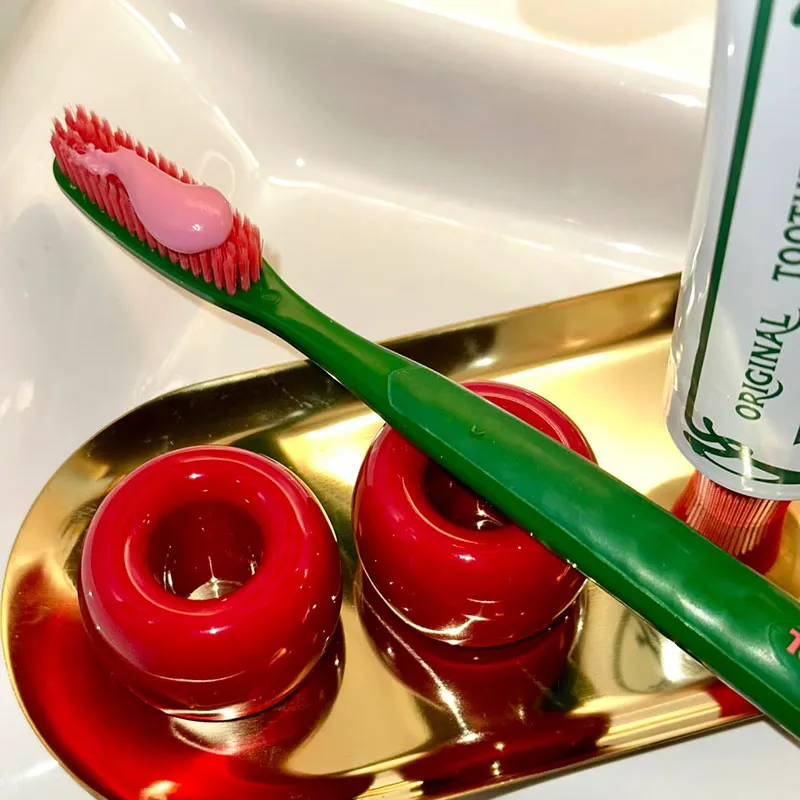 YUEZIMU Deep Cleaning Between Teeth Toothbrushes Triple Curve High density Soft Bristles-1