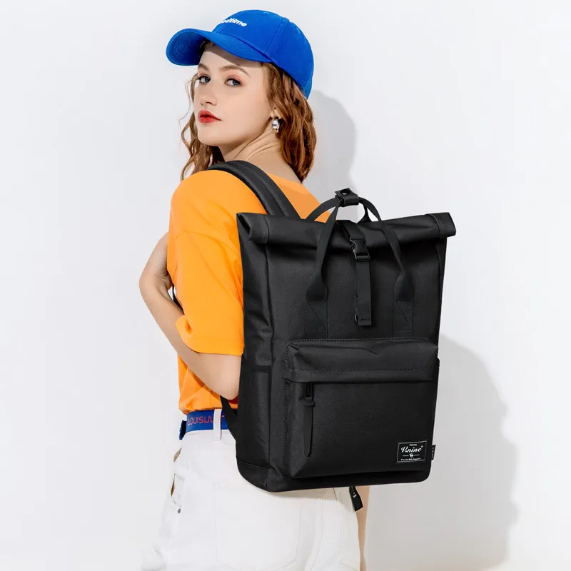 V.NINE Textile, Synthetic Leather Back To School Backpack For Men And Women's University Students Backpack Tubas Unisex-4