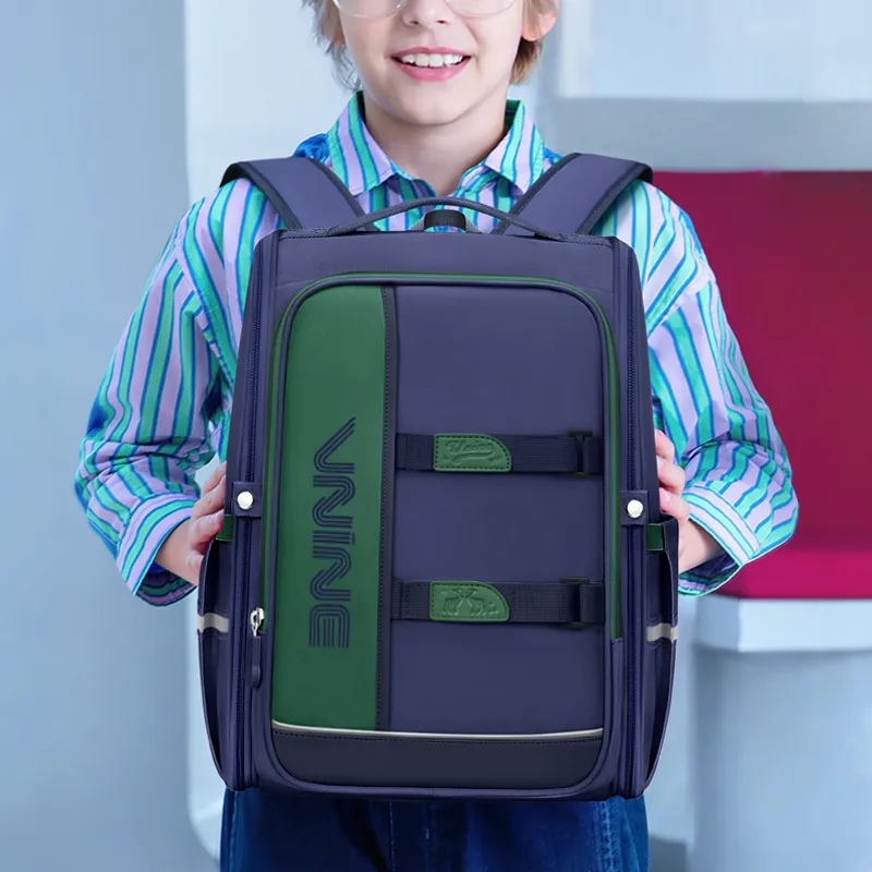 V.NINE Fabric Backpack Kids' Taro Purple/Cool Black/Starry Blue-15