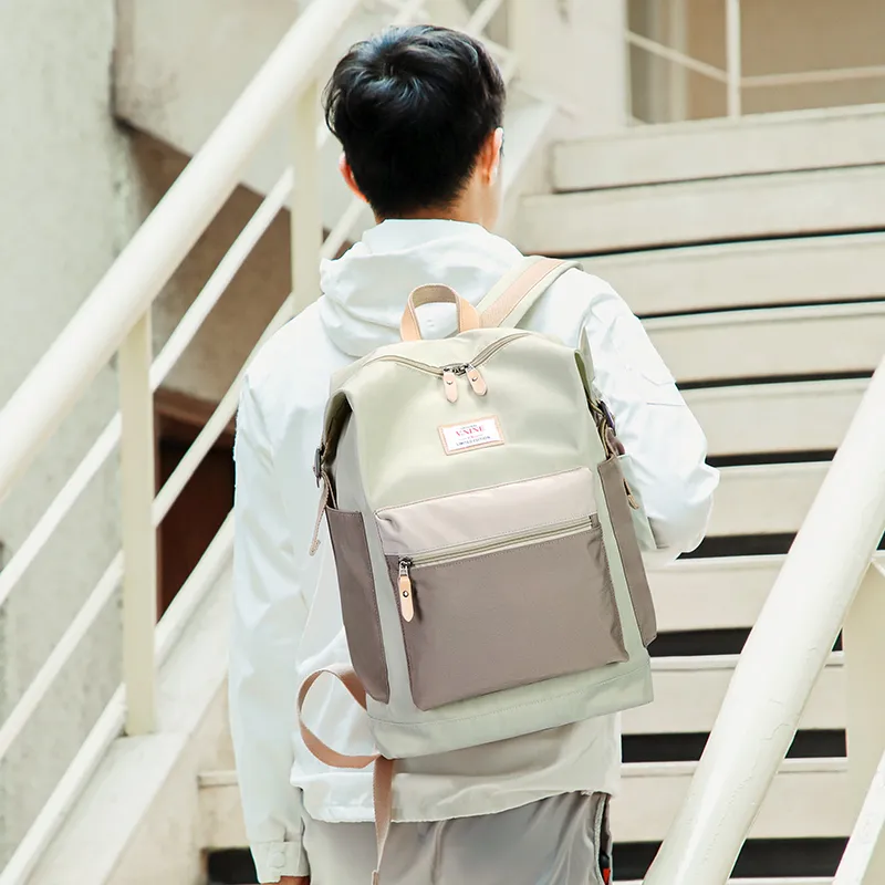 V.NINE Polyamide Laptop Bag Graduation Travel Backpack Large Size Unisex Multicolor-21