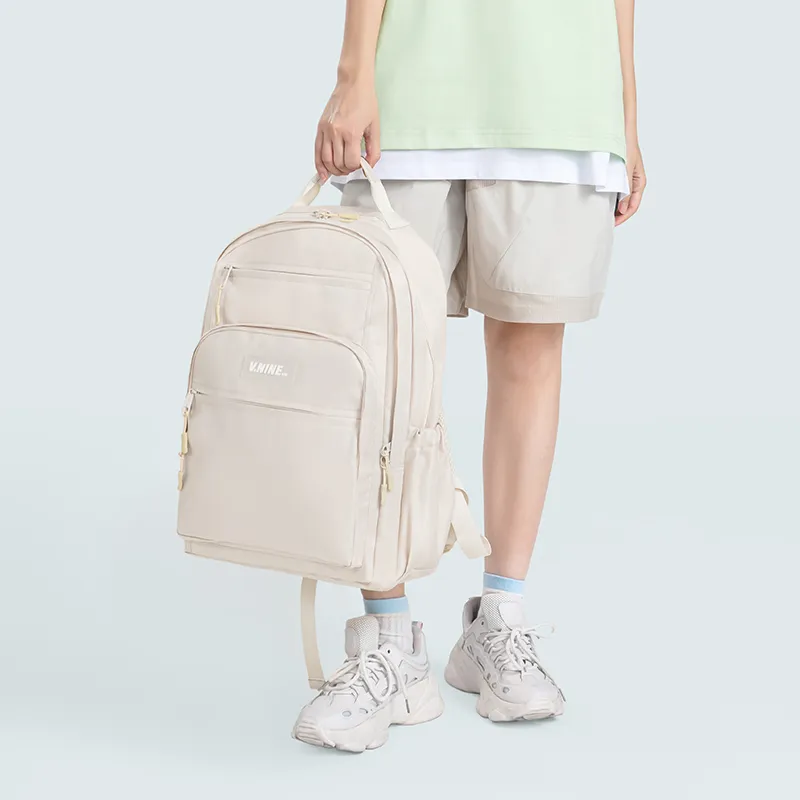 V.NINE Fabric Backpack Large Size Unisex Multicolor-9