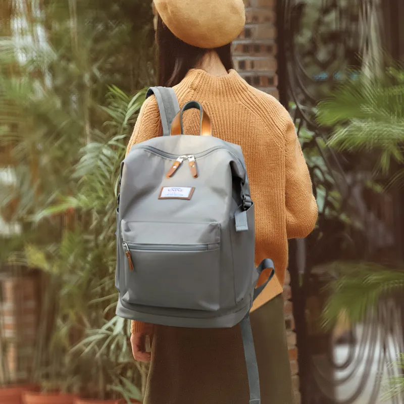 V.NINE Polyamide Laptop Bag Graduation Travel Backpack Large Size Unisex Multicolor-9