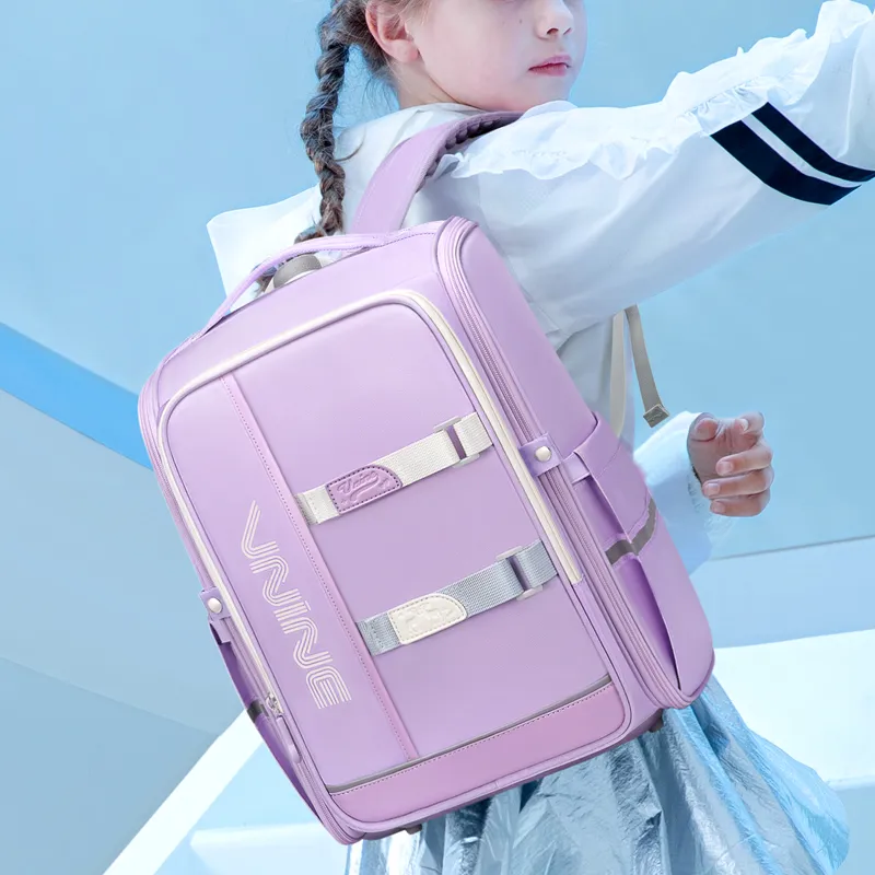 V.NINE Fabric Backpack Kids' Taro Purple/Cool Black/Starry Blue-6