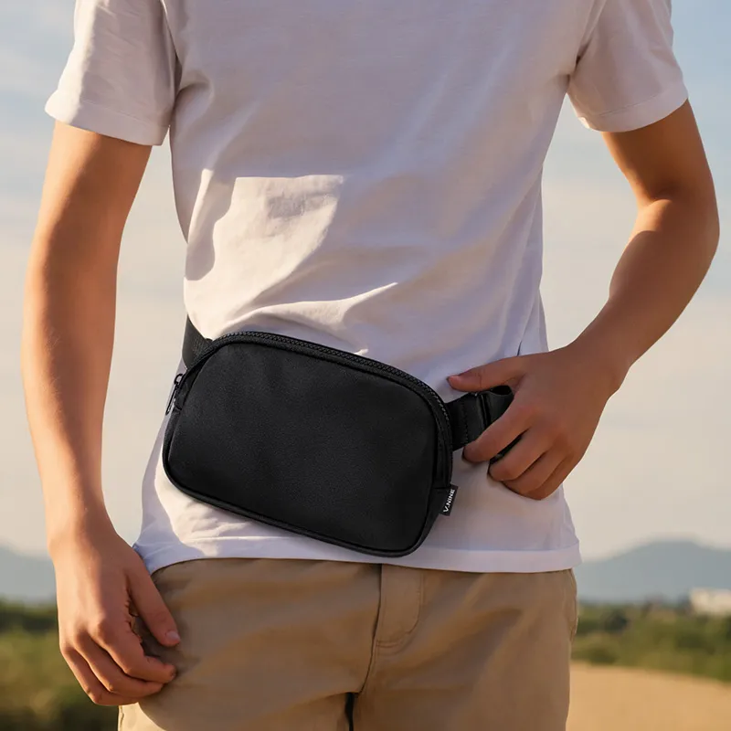 V.NINE Fabric Sling Bag Fanny Pack Small Size Unisex Multicolor-14