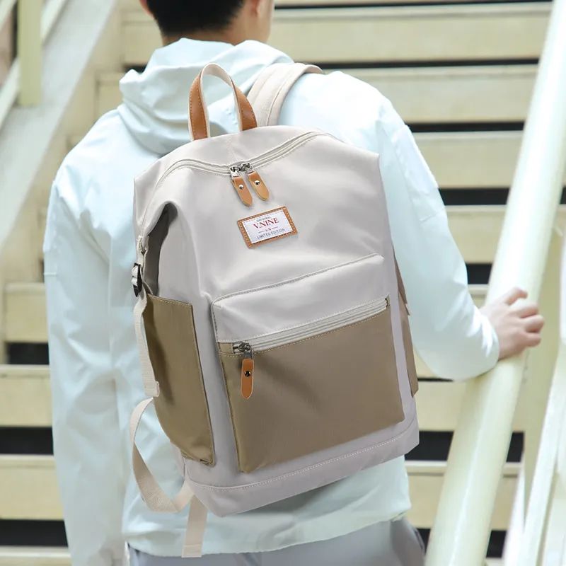 V.NINE Polyamide Laptop Bag Graduation Travel Backpack Large Size Unisex Multicolor-27