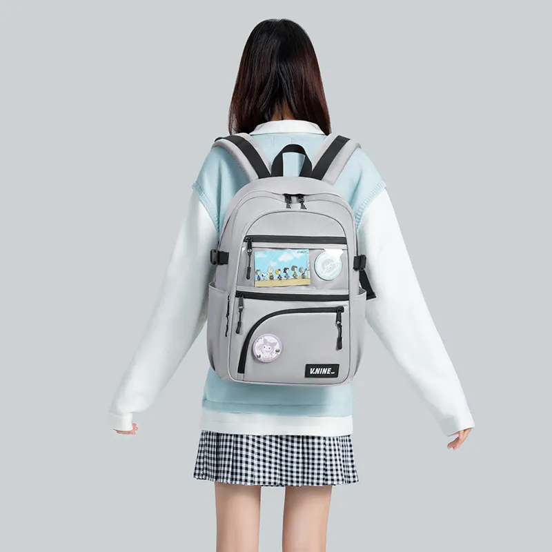 V.NINE Fabric 15.6 Graduation Travel Backpack Tubas Women's-8