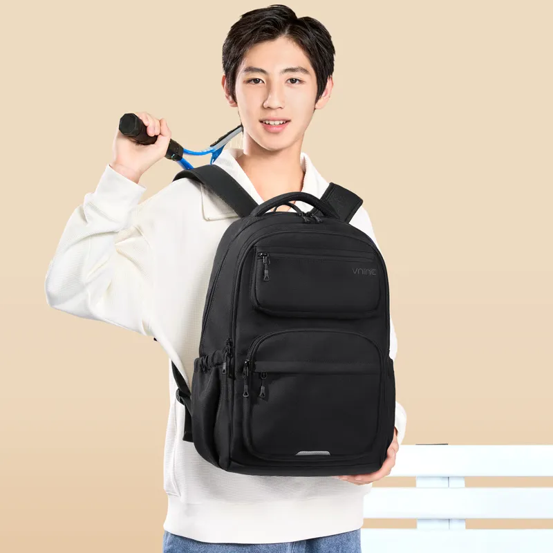 V.NINE Fabric Backpack Unisex Multicolor-12