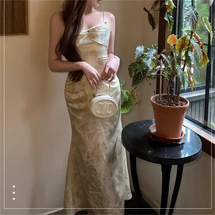 BETTER BING SS24 Slip Dresses Women's Champagne Gold-5