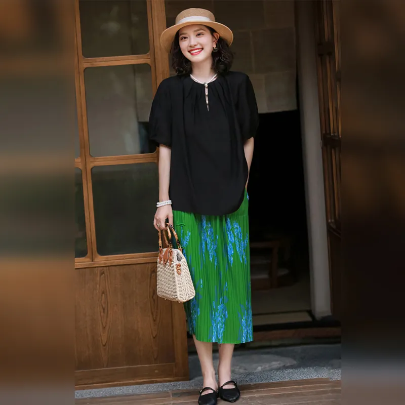 Wbwq Casual Long Skirts Women's-8