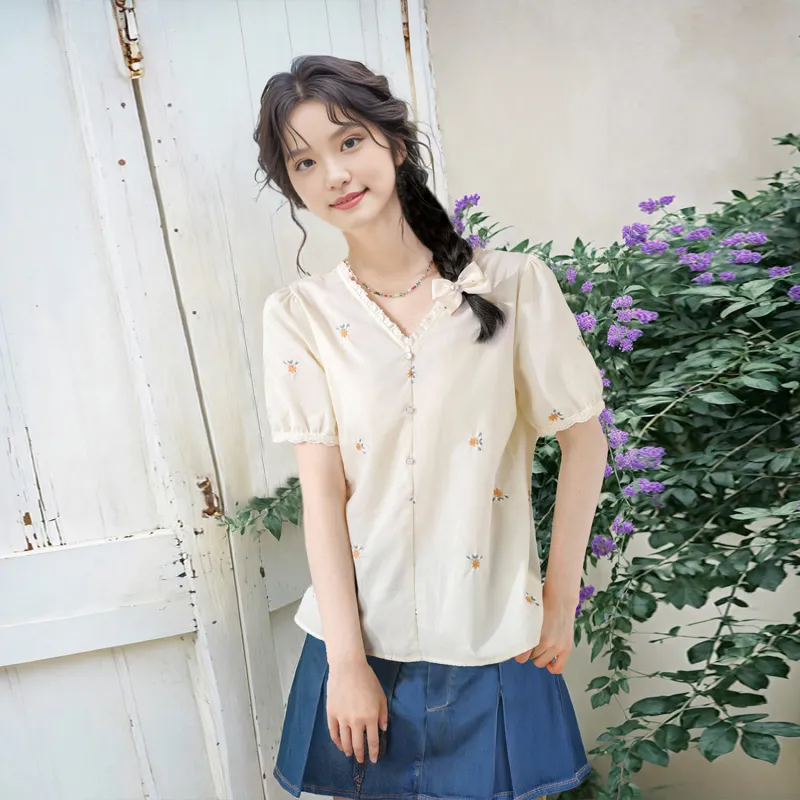 Wbwq Chiffon Shirt Women's Multiple Colors-12