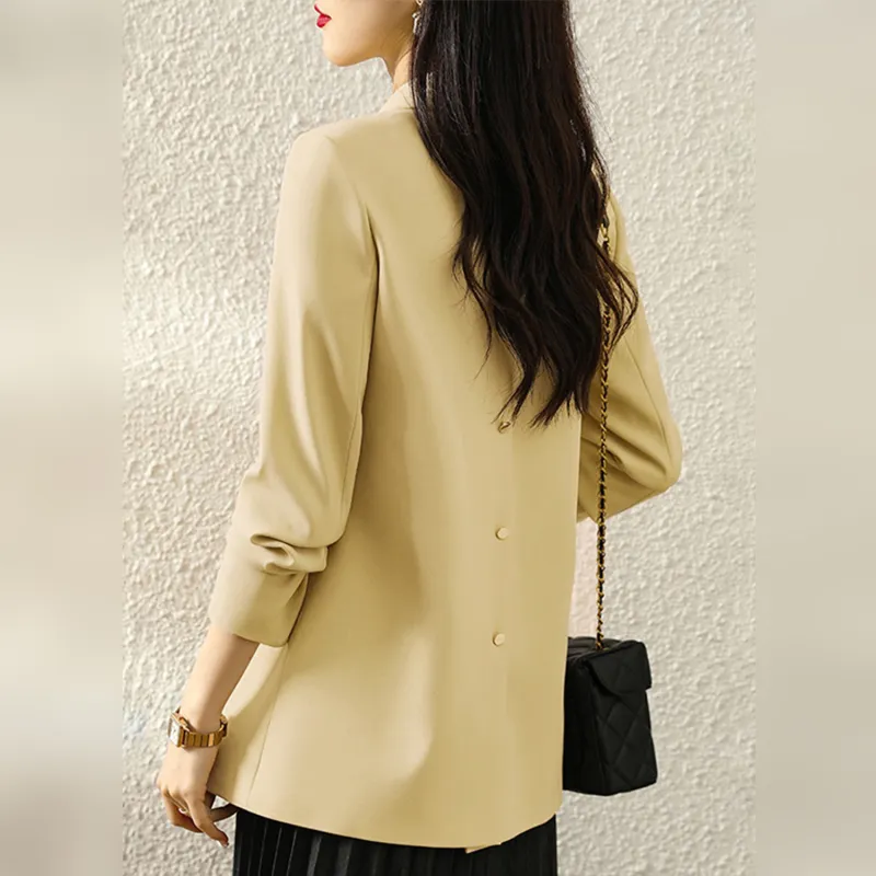 Wbwq Business Suit Women's Yellow-1