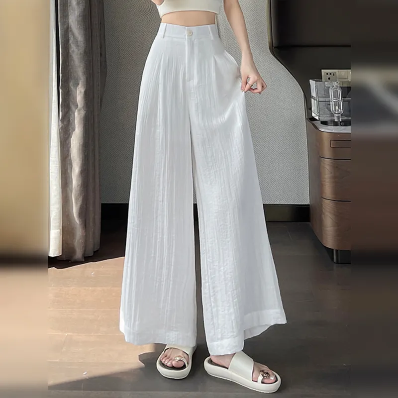 Wbwq Casual Pants Women's White-5
