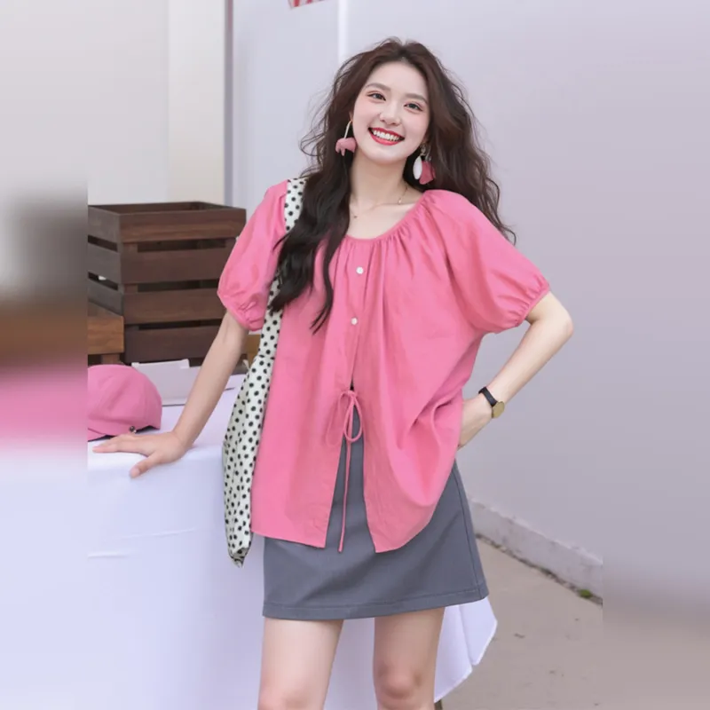 Wbwq Shirts Women's Fuchsia-4