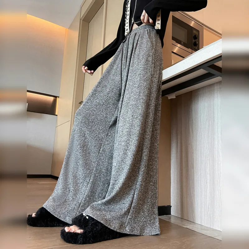Wbwq Casual Pants Women's Gray-3